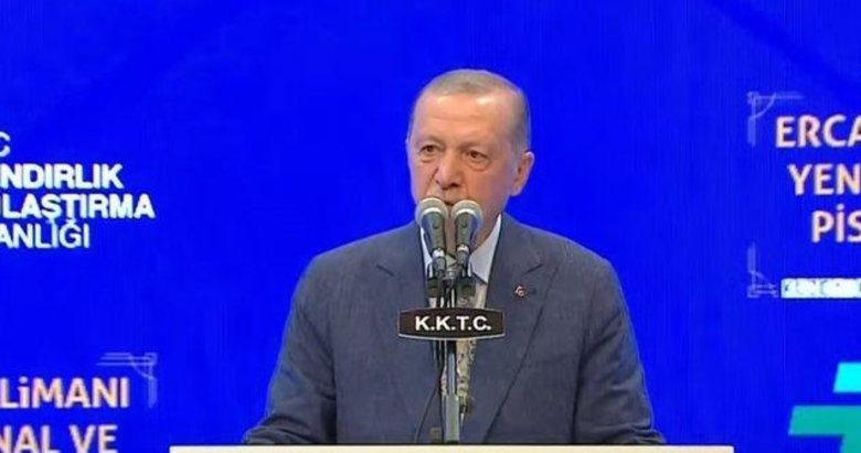 Kıbrıs’ta tarihi gün tarihi açılış! Başkan Erdoğan’dan çarpıcı mesajlar