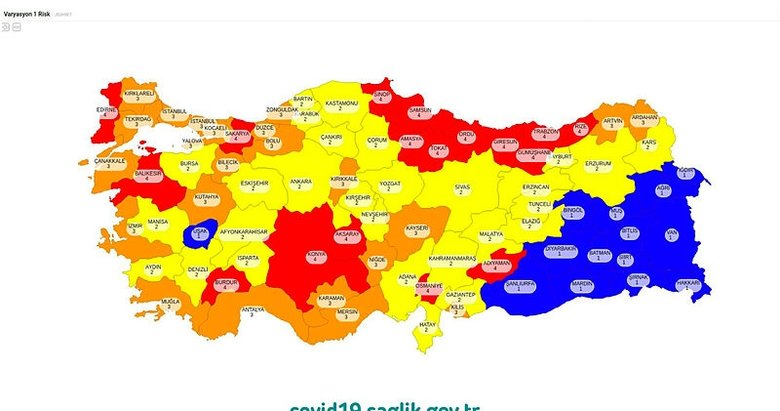Ege Bölgesi de yüksek riskli iller arasında yer aldı