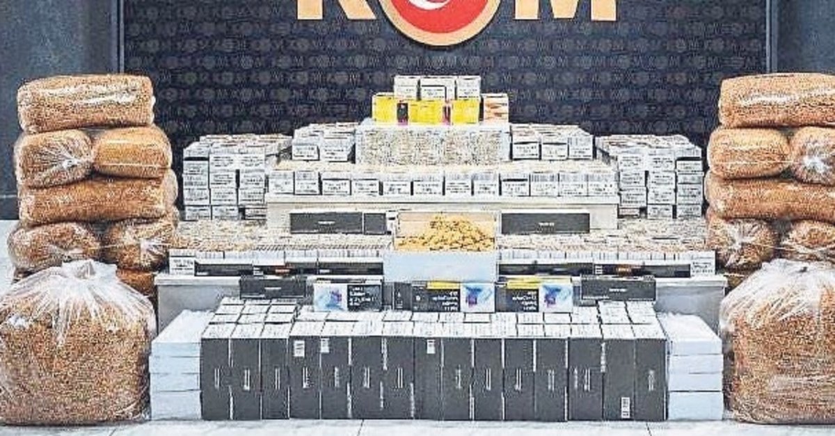 KOM’dan tütün kaçakçılarına baskın