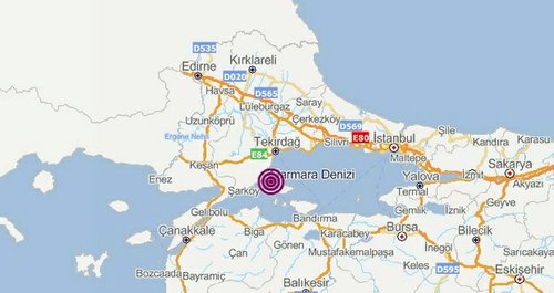 Balıkesir açıklarında Marmara Denizi’nde korkutan deprem!