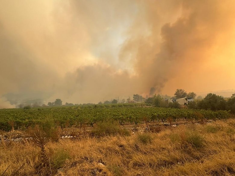 Denizli- Aydın il sınırındaki yangın 4’ncü gününde! Bir köy tahliye ediliyor