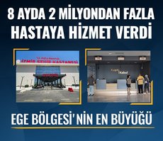 Ege Bölgesi’nin en büyüğü! İzmir Şehir Hastanesi 8 ayda 2 milyondan fazla hastaya hizmet verdi