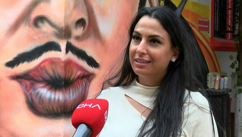 Dario Moreno’nun portresi doğumunun 100’üncü yılında evin karşısındaki duvara resmedildi