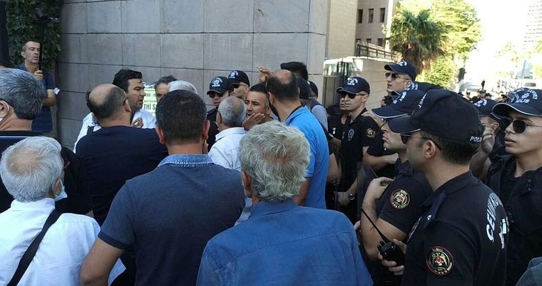 İzmir Adliyesi’nde hareketli anlar! Binaya silahla girmeye çalıştı