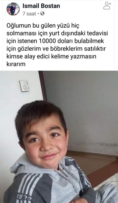 Çaresiz babanın oğlu için feryadı! Oğlu için organlarını satışa çıkardı