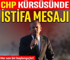 SON DAKİKA: Özgür Özel’den istifa mesajı!