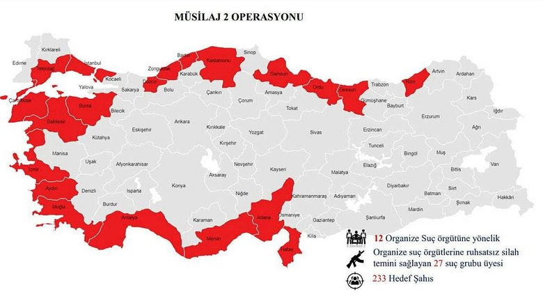 Sahil şeridinde organize suç örgütlerine ’Müsilaj-2 Operasyonu’