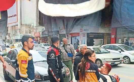 180 kiloluk genç için itfaiye seferber oldu