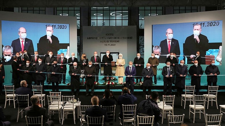 Başkan Erdoğan, KKTC Lefkoşa Acil Durum Hastanesi Açılış Töreni’nde konuştu