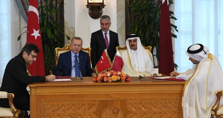 Türkiye ile Katar arasında 7 anlaşma