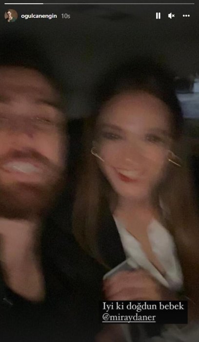 Oğulcan Engin sevgilisi Miray Daner’in doğum gününü bu fotoğrafla kutladı!