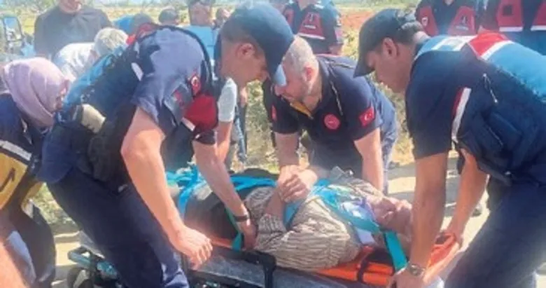 Tarım isçilerini tasıyan servis kaza yaptı: 14 yaralı
