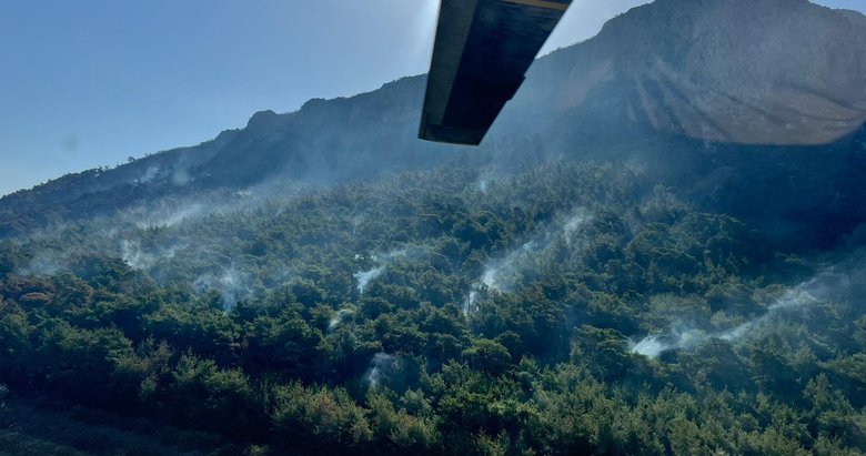 İzmir Menderes’teki yangın kontrol altına alındı