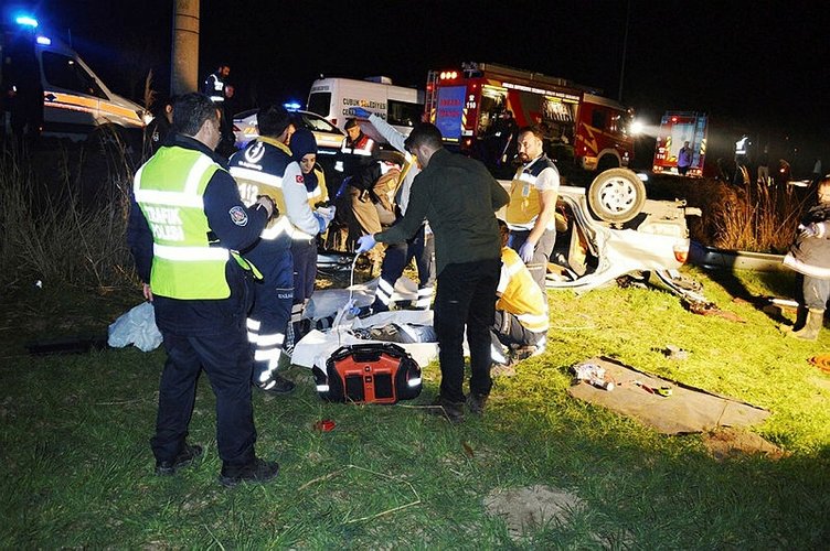 Ankara Çubuk’ta katliam gibi trafik kazası: Aynı aileden 3 kişi öldü, 2 kişi yaralandı