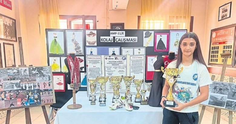 Spordaki başarısını moda tasarımı ile birleştirdi