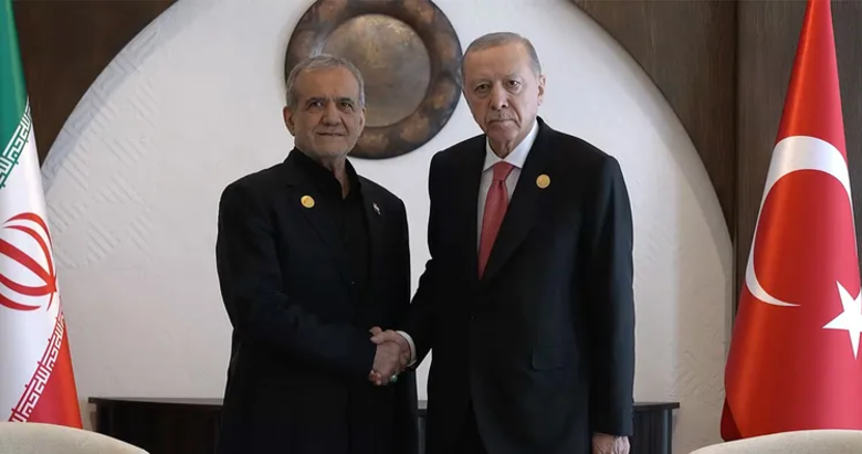 Başkan Erdoğan İran Cumhurbaşkanı ile görüştü