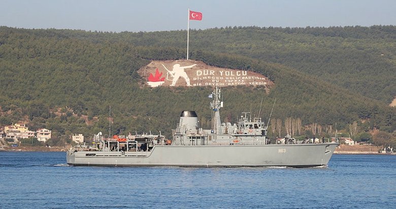 NATO gemileri Çanakkale’de