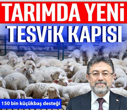 Tarımda yeni teşvik kapısı