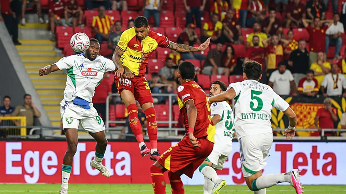 Göztepe ile Çaykur Rizespor 2-2 berabere