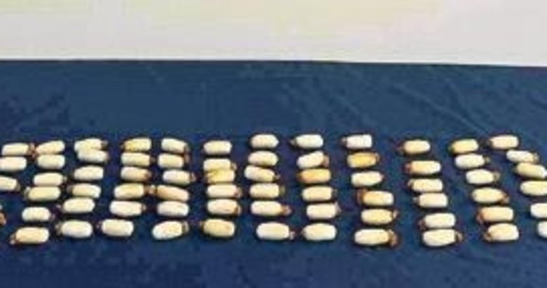 Yolcunun midesinden 74 kapsül uyuşturucu çıktı