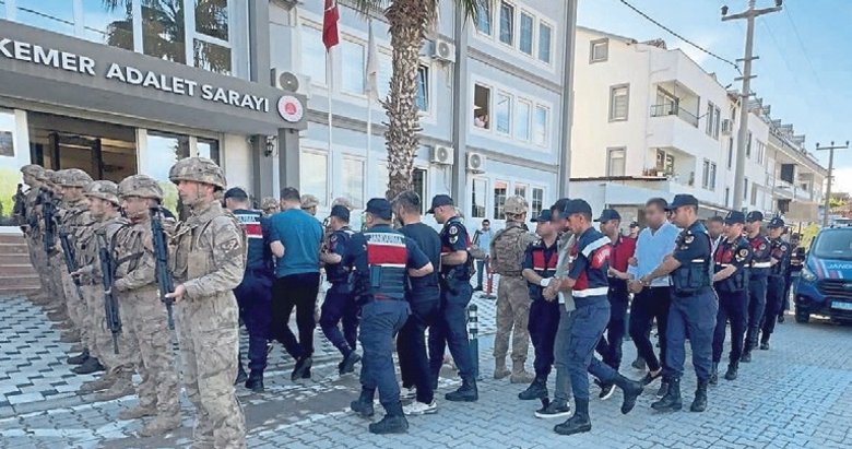Daltonlar suç örgütüne muğla merkezli operasyon