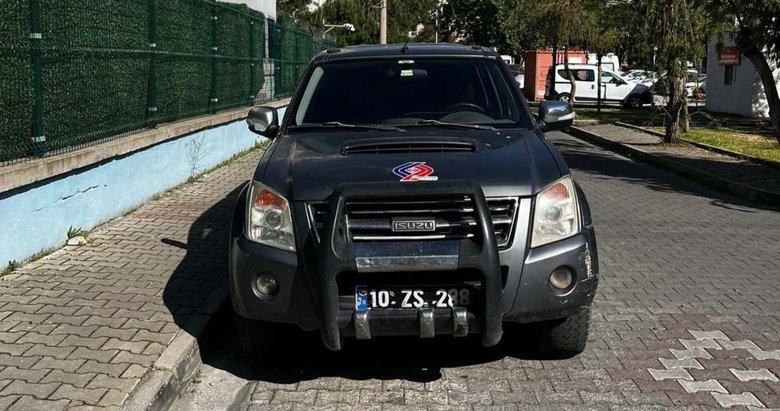 Belediyenin aracını çalan çocuklar İzmir’de yakalandı