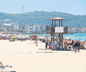 Tatilde oteller doldu taştı