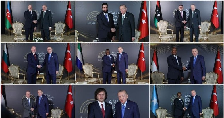 Başkan Erdoğan’dan Antalya’da diplomasi trafiği