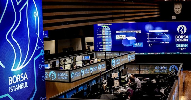 Borsa günün ilk yarısında rekor seviyeyi gördü