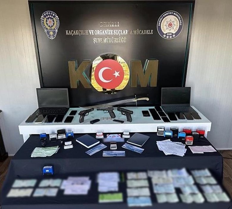 Denizli merkezli operasyon! Dolandırıcılara karşı 16 ilde harekete geçildi