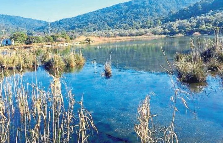 Bodrum’daki Akdeniz Gölü çöle dönüşüyor
