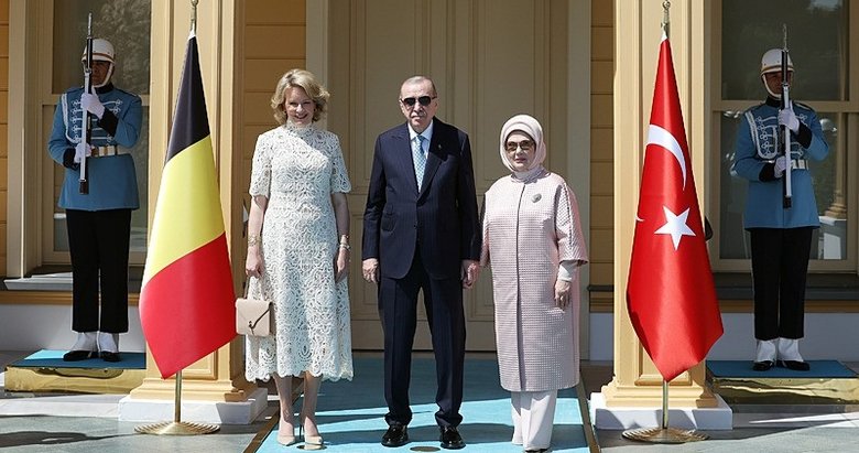 Başkan Erdoğan, Belçika Kraliçesi Mathilde’yi kabul etti