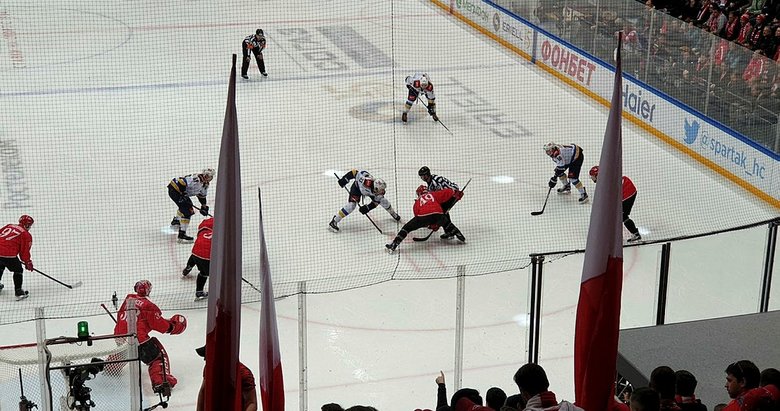 THY, Spartak Moskova - Soçi karşılaşmasında buz pistine logosunu kazıttırdı