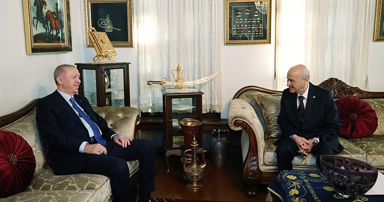 Başkan Erdoğan, MHP Genel Başkanı Bahçeli ile görüştü