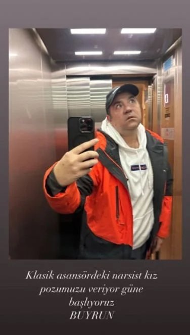 Fazlalıklarından kurtulan Ata Demirer asansör pozu verenleri böyle ti’ye aldı