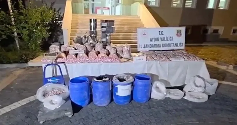 Aydın’da zehir operasyonu! 100 milyon TL’lik uyuşturucu ele geçirildi