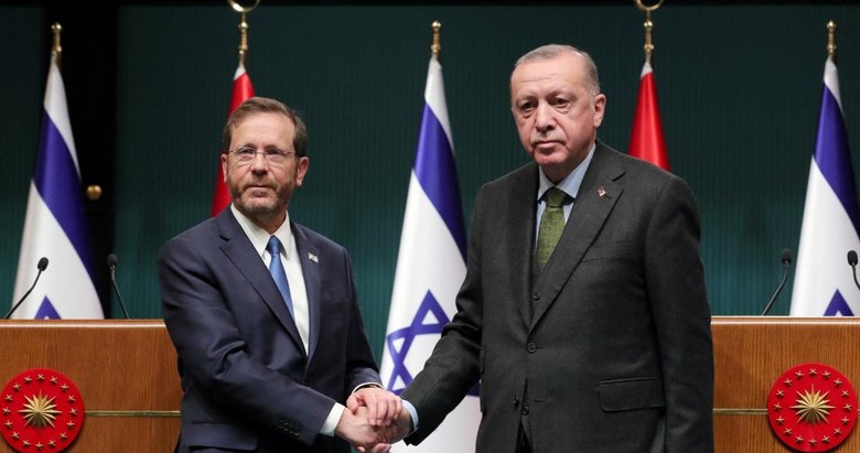 Başkan Recep Tayyip Erdoğan ile İsrail Cumhurbaşkanı Herzog görüştü