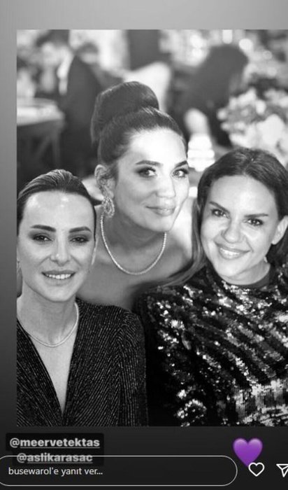 Eltiler barıştı! Buse Varol ve Merve Tektaş’tan yan yana poz geldi