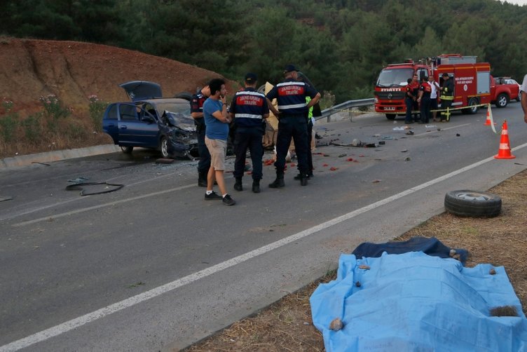Muğla Fethiye’de iki otomobil çarpıştı: 2 ölü, 6 yaralı