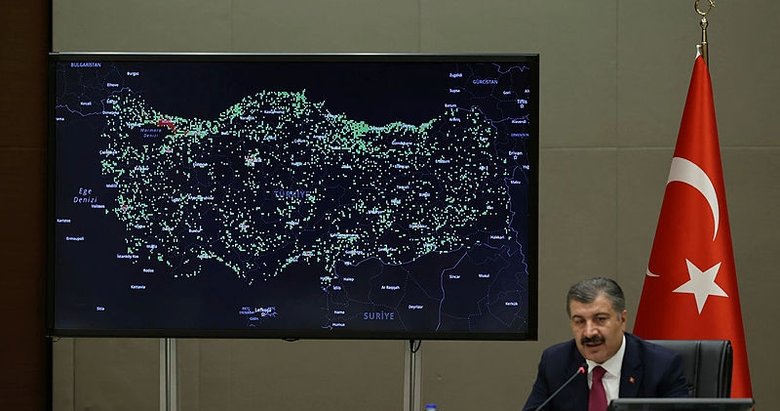 Sağlık Bakanı Fahrettin Koca, Türkiye’nin koronavirüs haritasını paylaştı