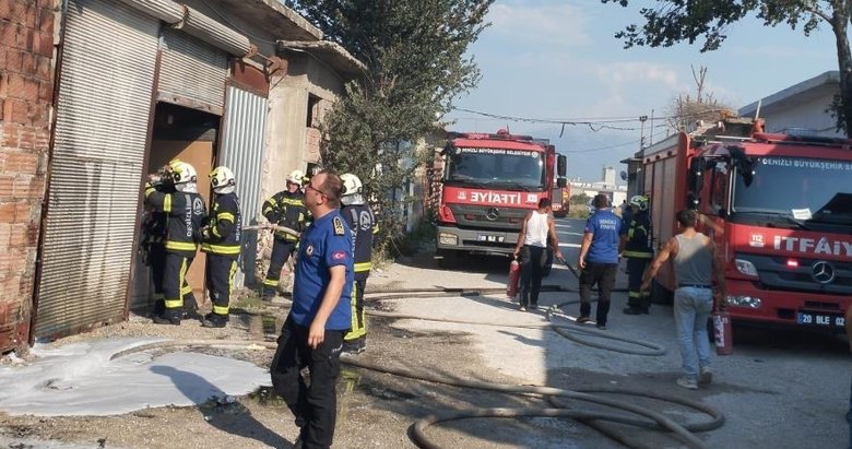 Tüp deposunda çıkan yangın yürekleri ağza getirdi