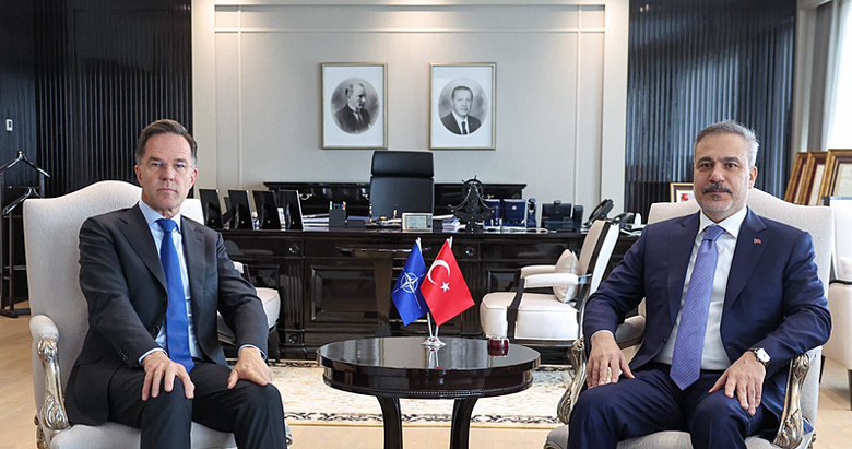 Bakan Fidan ile NATO Genel Sekreteri Rutte görüştü