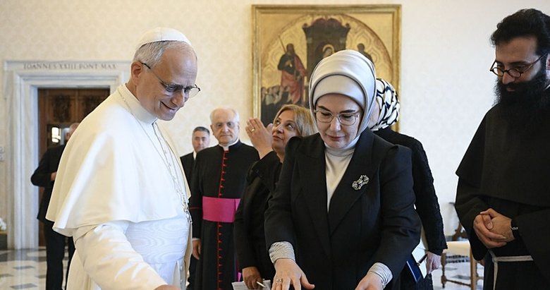 Emine Erdoğan’dan Papa 14. Leo’ya ziyaret