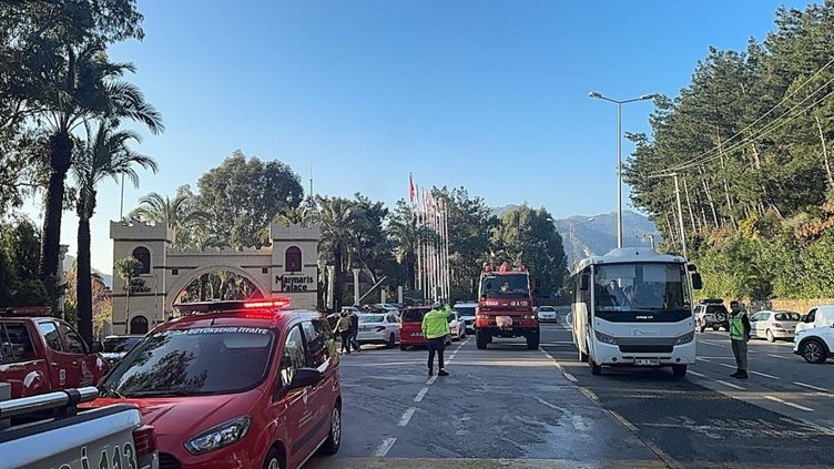 Muğla Marmaris’te otel yangını: Alevler odalara kadar sıçradı! Çok sayıda ekip sevk edildi