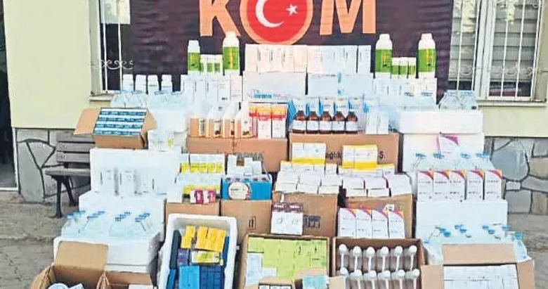 Uşak’ta 5 bin 958 kutu tarihi geçmiş hayvansal ilaç ele geçirildi