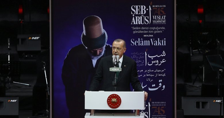 Başkan Erdoğan Şeb-i Arus törenlerine katıldı