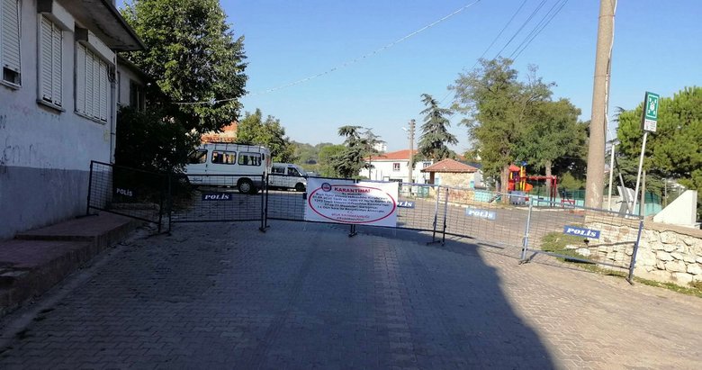 biga da mahalle ve sokak karantinaya