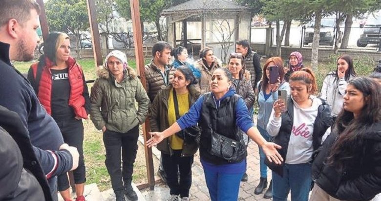 Maaşını alamayan işçiler fabrikada eylem yaptı