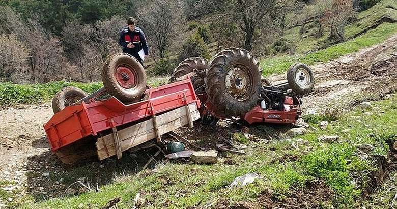 Gördes’te traktör kazası: 1 ölü, 1 yaralı