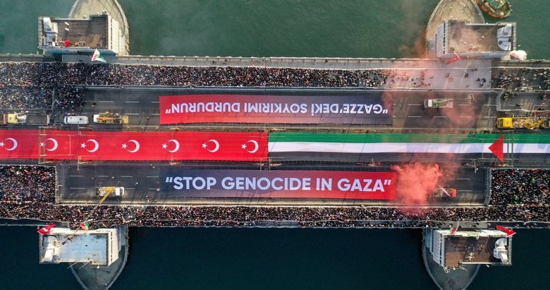 1 Ocak’ta binlerce kişi Gazze için Galata Köprüsü’nde buluşacak